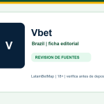 Ficha editorial de Vbet para Brazil en LatamBetMap