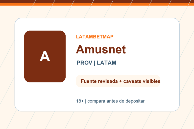 Amusnet - LatamBetMap