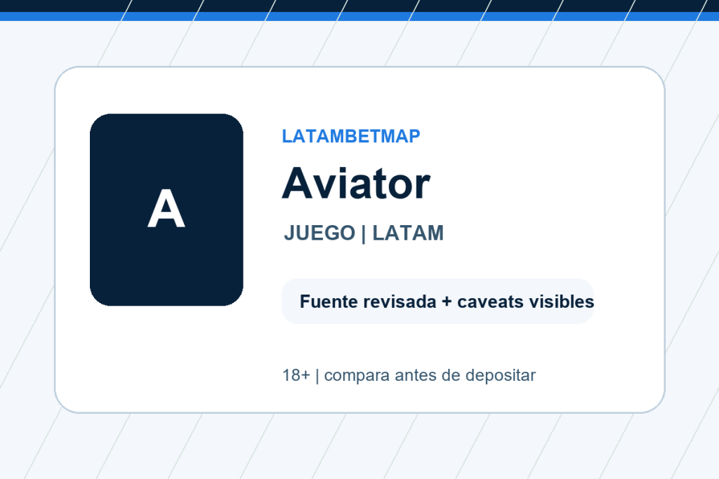 Aviator - LatamBetMap