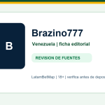 Ficha editorial de Brazino777 para Venezuela en LatamBetMap