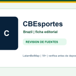 Ficha editorial de CBEsportes para Brazil en LatamBetMap