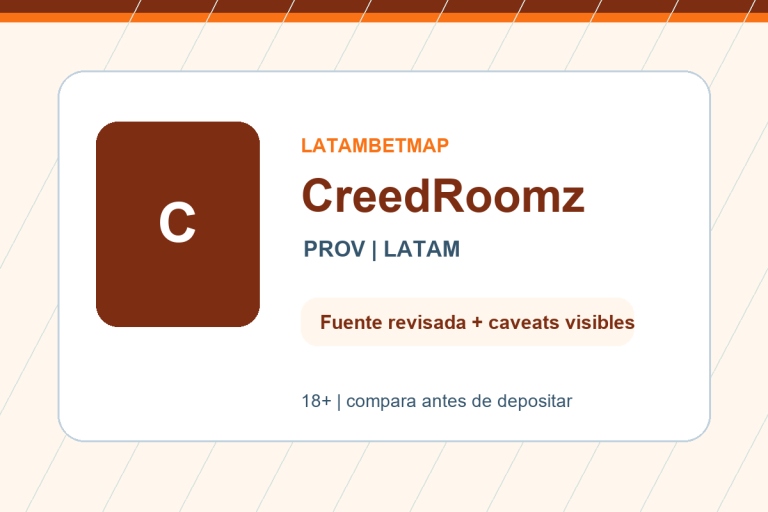 CreedRoomz - LatamBetMap