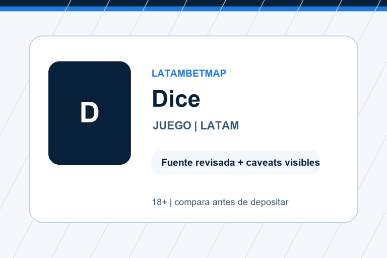 Dice - LatamBetMap