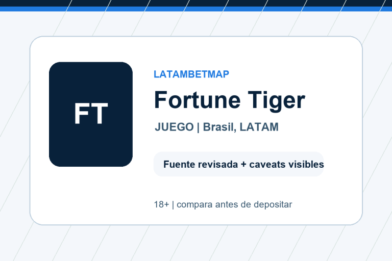 Fortune Tiger - LatamBetMap