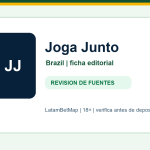 Ficha editorial de Joga Junto para Brazil en LatamBetMap