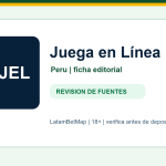 Ficha editorial de Juega en Línea para Peru en LatamBetMap