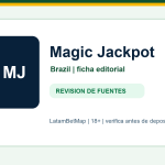 Ficha editorial de Magic Jackpot para Brazil en LatamBetMap