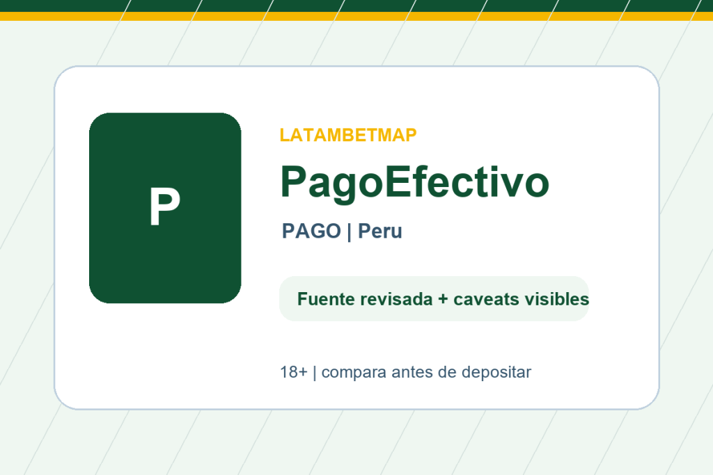PagoEfectivo - LatamBetMap
