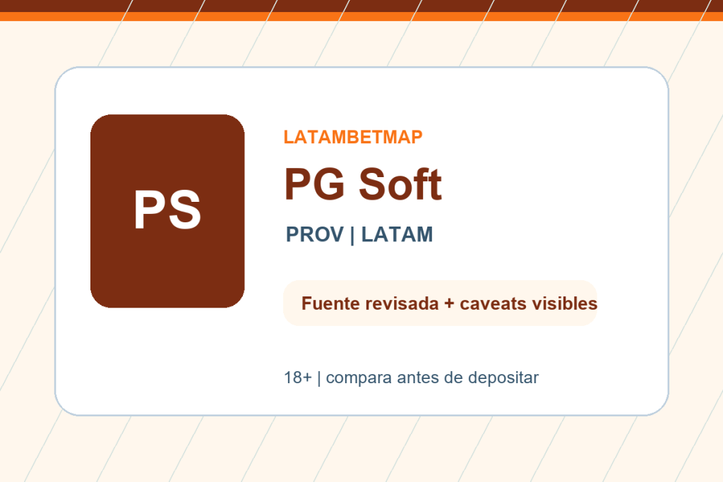 PG Soft - LatamBetMap