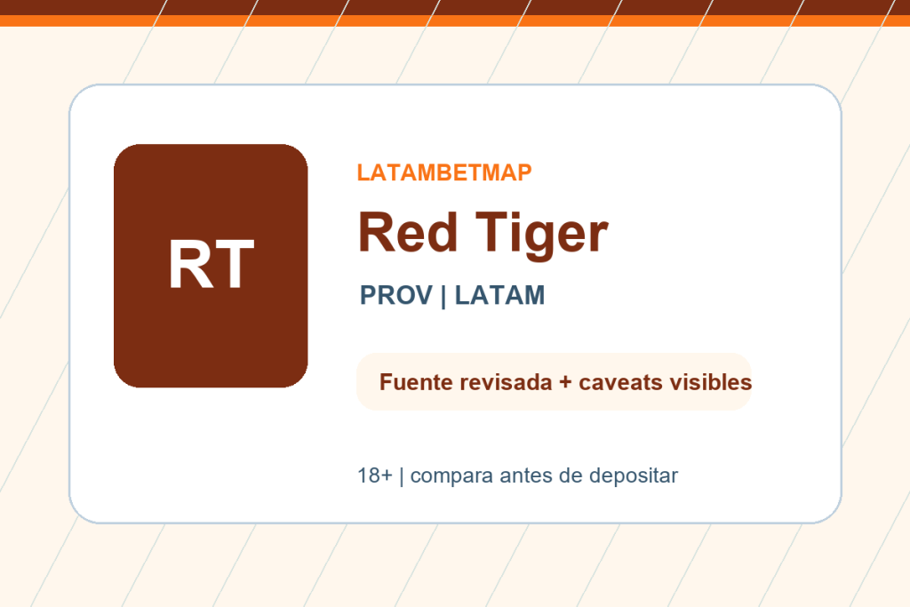 Red Tiger - LatamBetMap