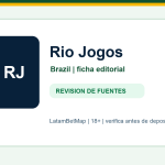 Ficha editorial de Rio Jogos para Brazil en LatamBetMap