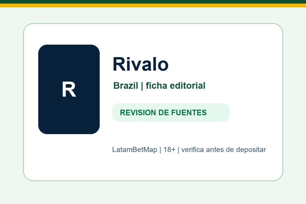 Ficha editorial de Rivalo para Brazil en LatamBetMap