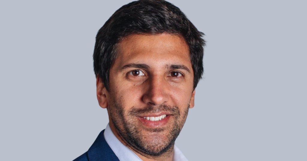 Mateo Lenoble, Director de Ventas para América Latina de Kambi, en un evento de la industria de apuestas deportivas.
