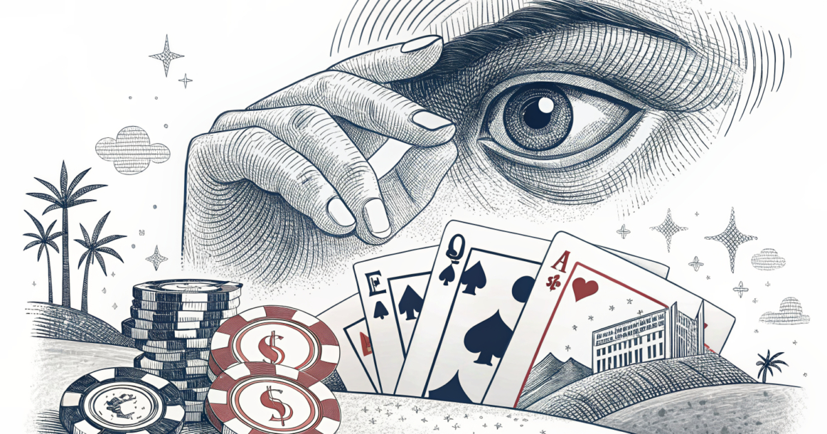 Ilustración de inteligencia artificial analizando publicidad de juegos de azar en plataformas de redes sociales